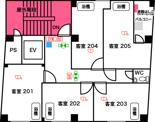 2Fフロア図